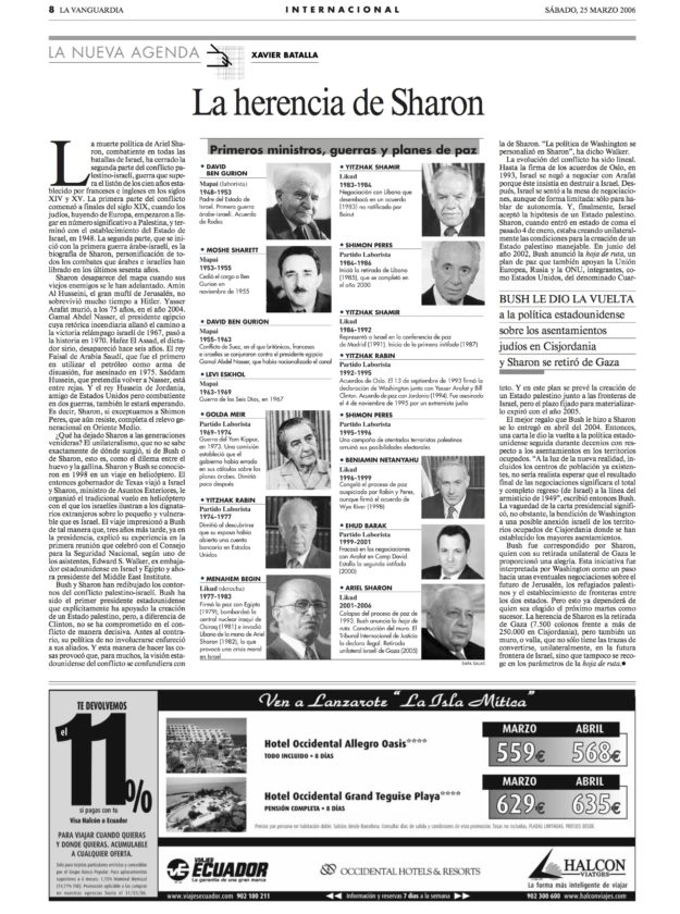 LVG20060325 La herencia de Sharon