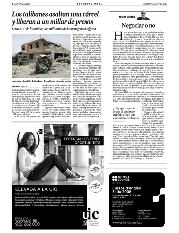 LVG20080615 Negociar o no