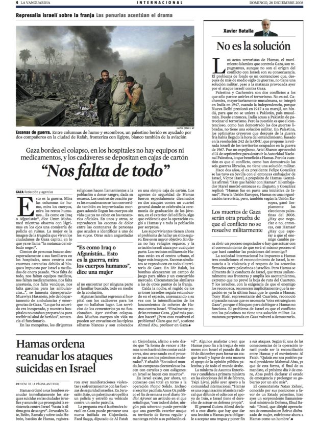 LVG20081228 No es la solución